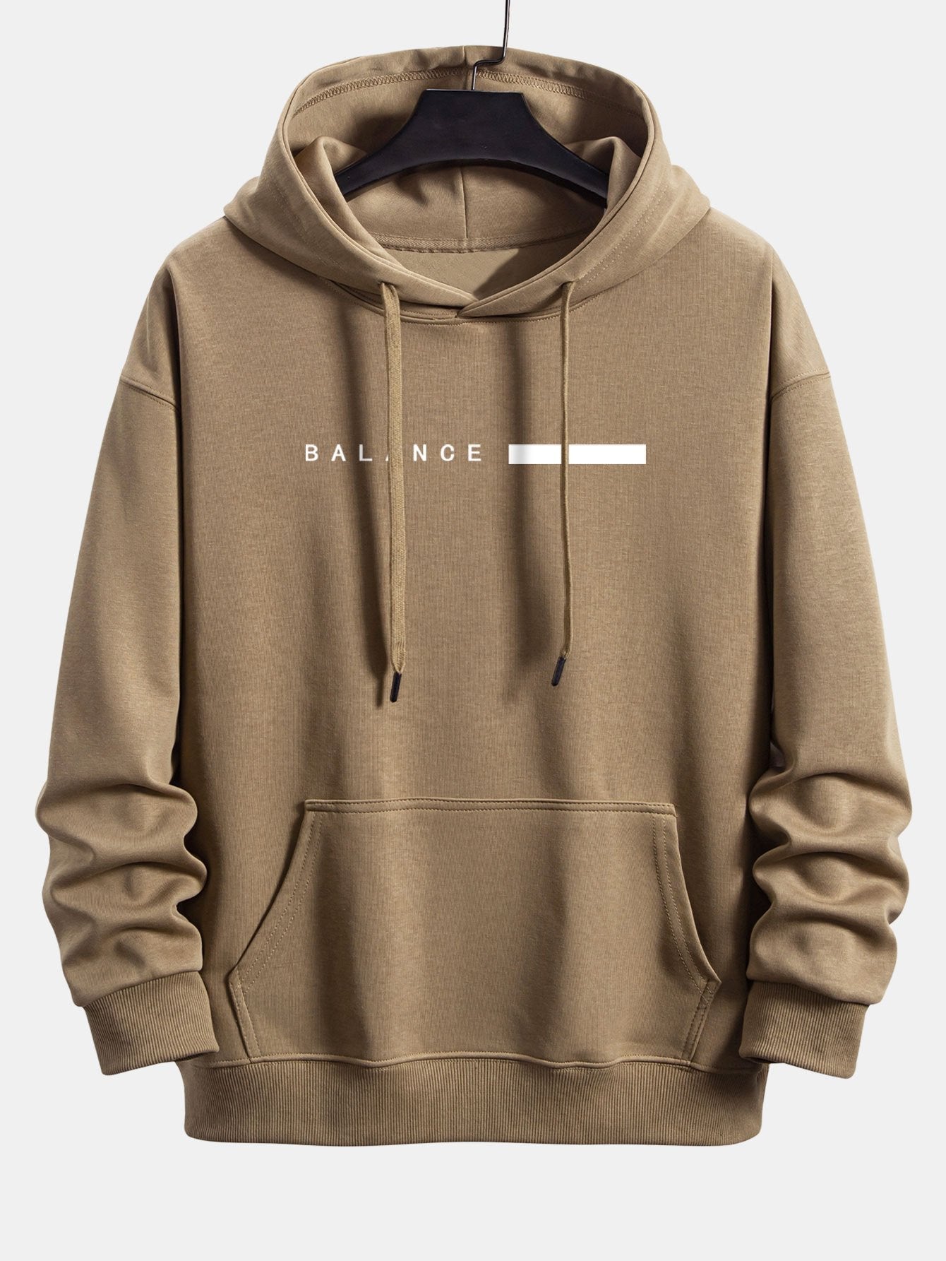 Vance Astor Balance Stripe Print Relax Fit Hoodie