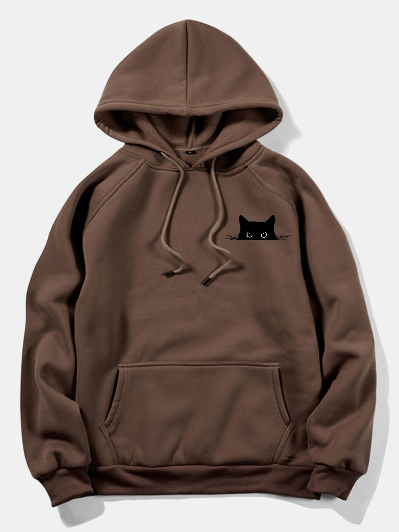 Vance Astor Black Cat Printed Hoodie