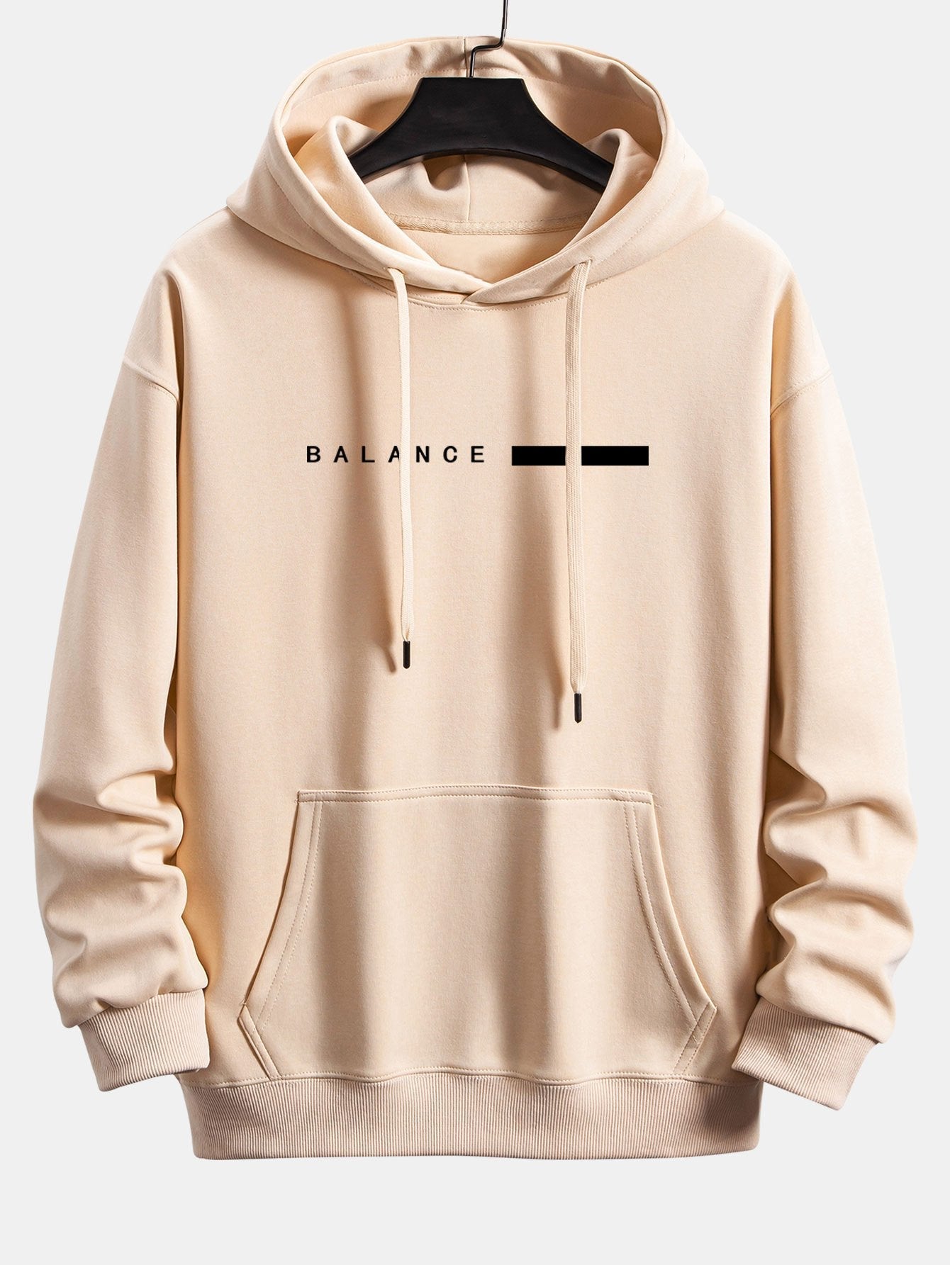 Vance Astor Balance Stripe Print Relax Fit Hoodie
