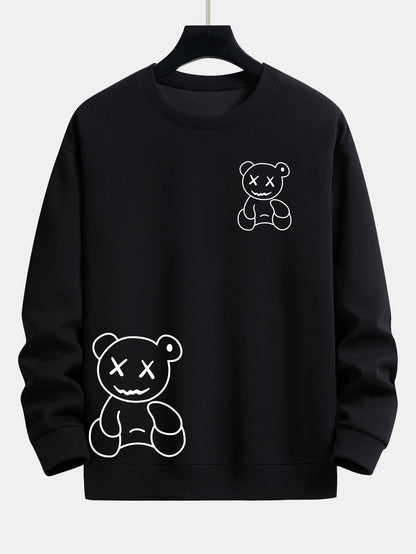 Vance Astor Bear Print Sweatshirt