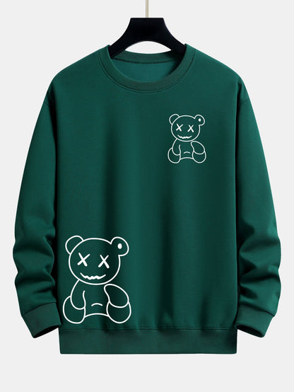 Vance Astor Bear Print Sweatshirt